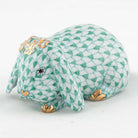 Herend Spring Bunny Figurine – Green, alternate view