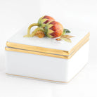 Herend Square Box with Strawberries — additional view