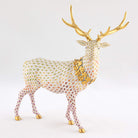 Herend Stag with Flower Garland Figurine — additional view