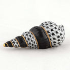 Herend Staircase Shell Figurine – Black, alternate view