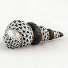 Herend Staircase Shell Figurine – Black, alternate view