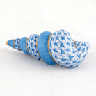 Herend Staircase Shell Figurine – Blue, alternate view