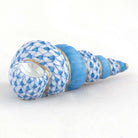 Herend Staircase Shell Figurine – Blue, alternate view