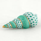 Herend Staircase Shell Figurine – Green, alternate view