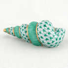 Herend Staircase Shell Figurine – Green, alternate view