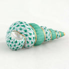 Herend Staircase Shell Figurine – Green, alternate view