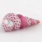 Herend Staircase Shell Figurine – Raspberry, alternate view