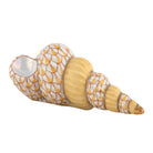 Staircase Shell Figurine in hand-painted Butterscotch porcelain by Herend of Hungary