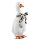 Black fishnet Standing Duck Figurine figurine, hand-painted Herend porcelain with 24k gold accents