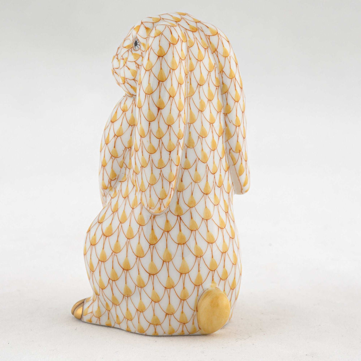 Herend Standing Lop Ear Bunny Figurine – Butterscotch, alternate view