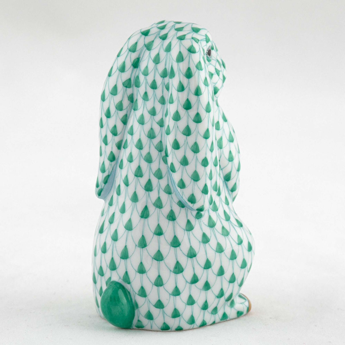 Herend Standing Lop Ear Bunny Figurine – Green, alternate view