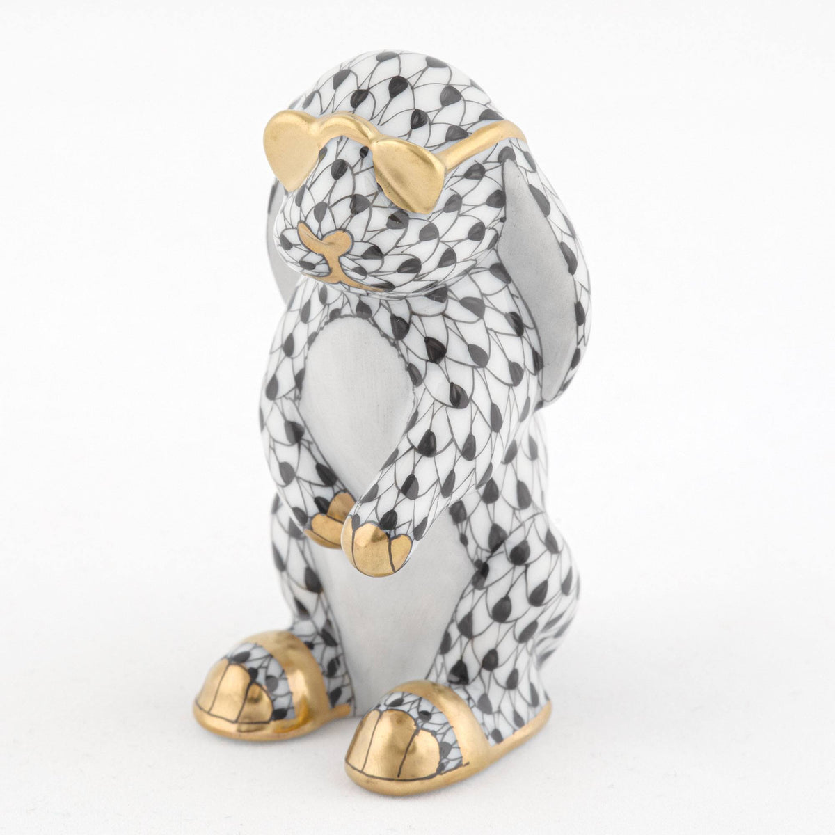 Herend Sunny Bunny Figurine – Black, alternate view