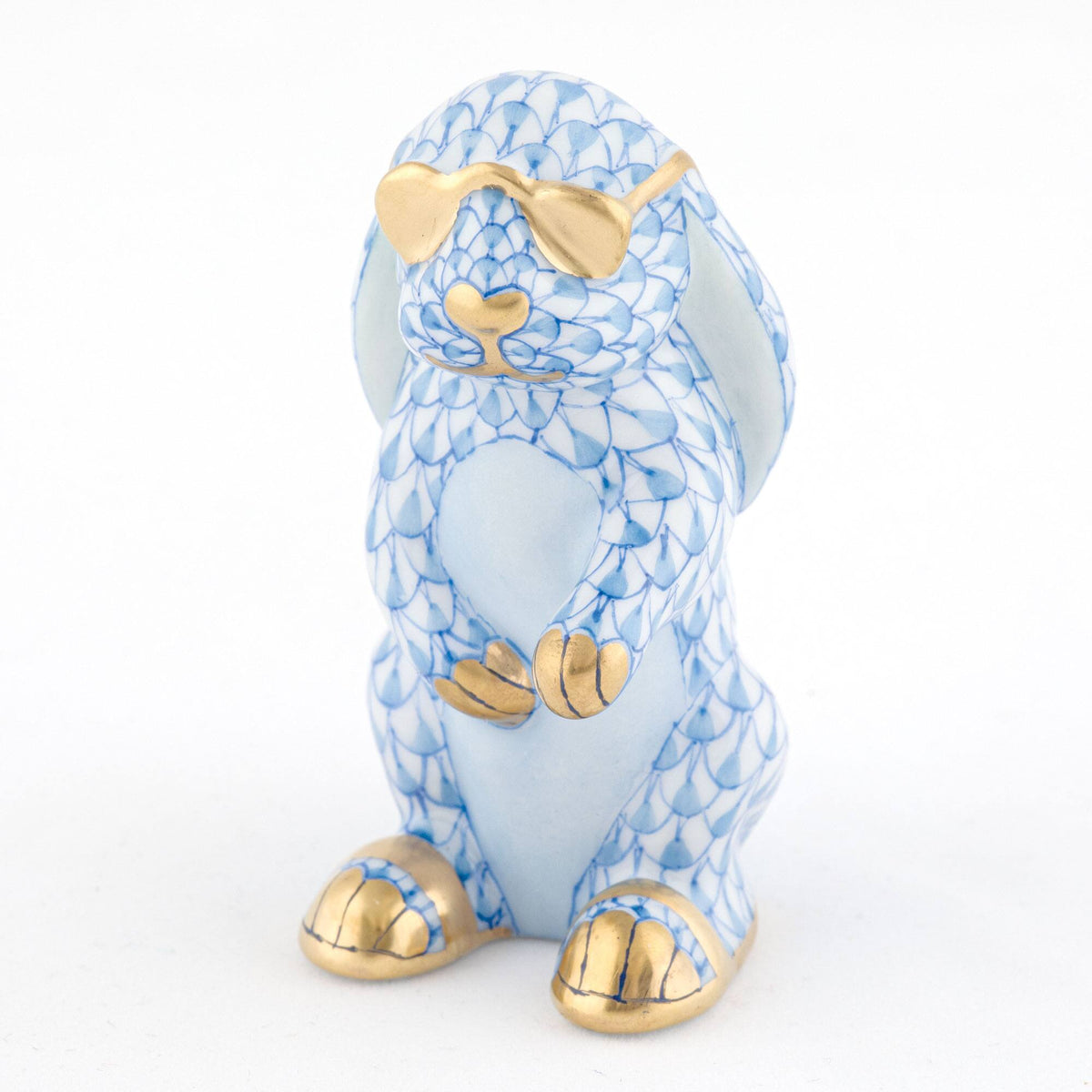 Herend Sunny Bunny Figurine – Blue, alternate view