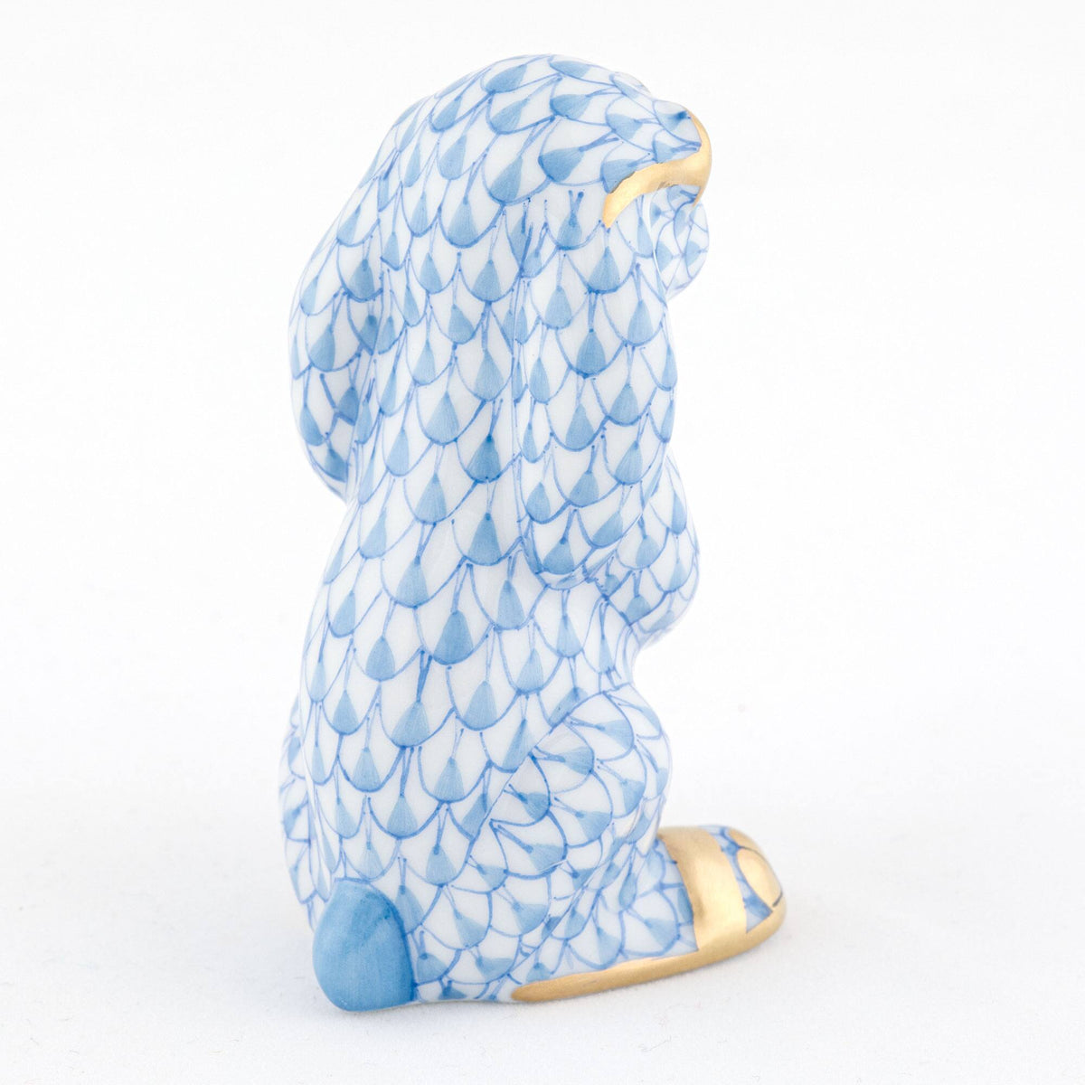 Herend Sunny Bunny Figurine – Blue, alternate view