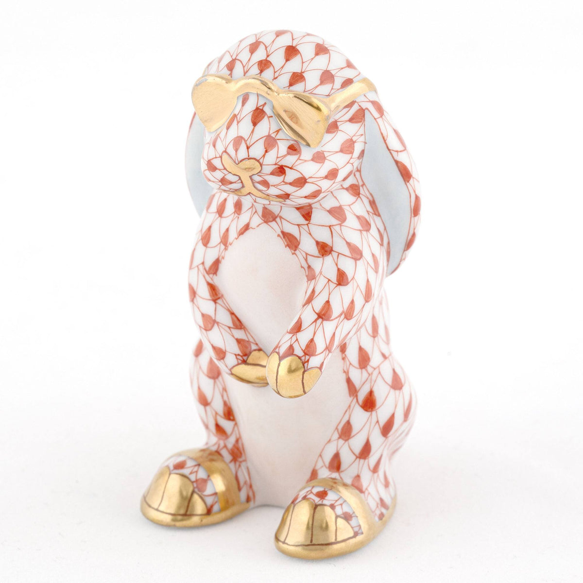 Herend Sunny Bunny Figurine – Rust, alternate view