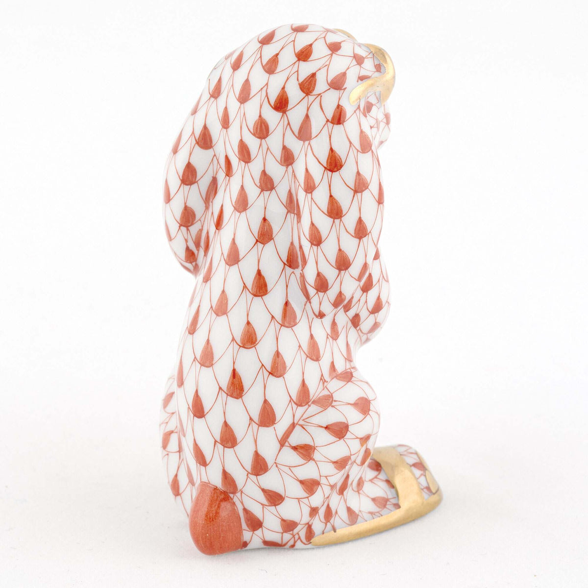 Herend Sunny Bunny Figurine – Rust, alternate view