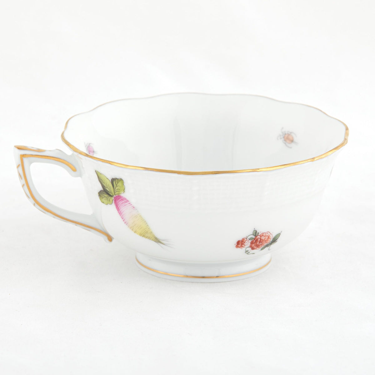 Herend Fruits and Flowers Tea Cup Cup & Saucer Set, alternate view
