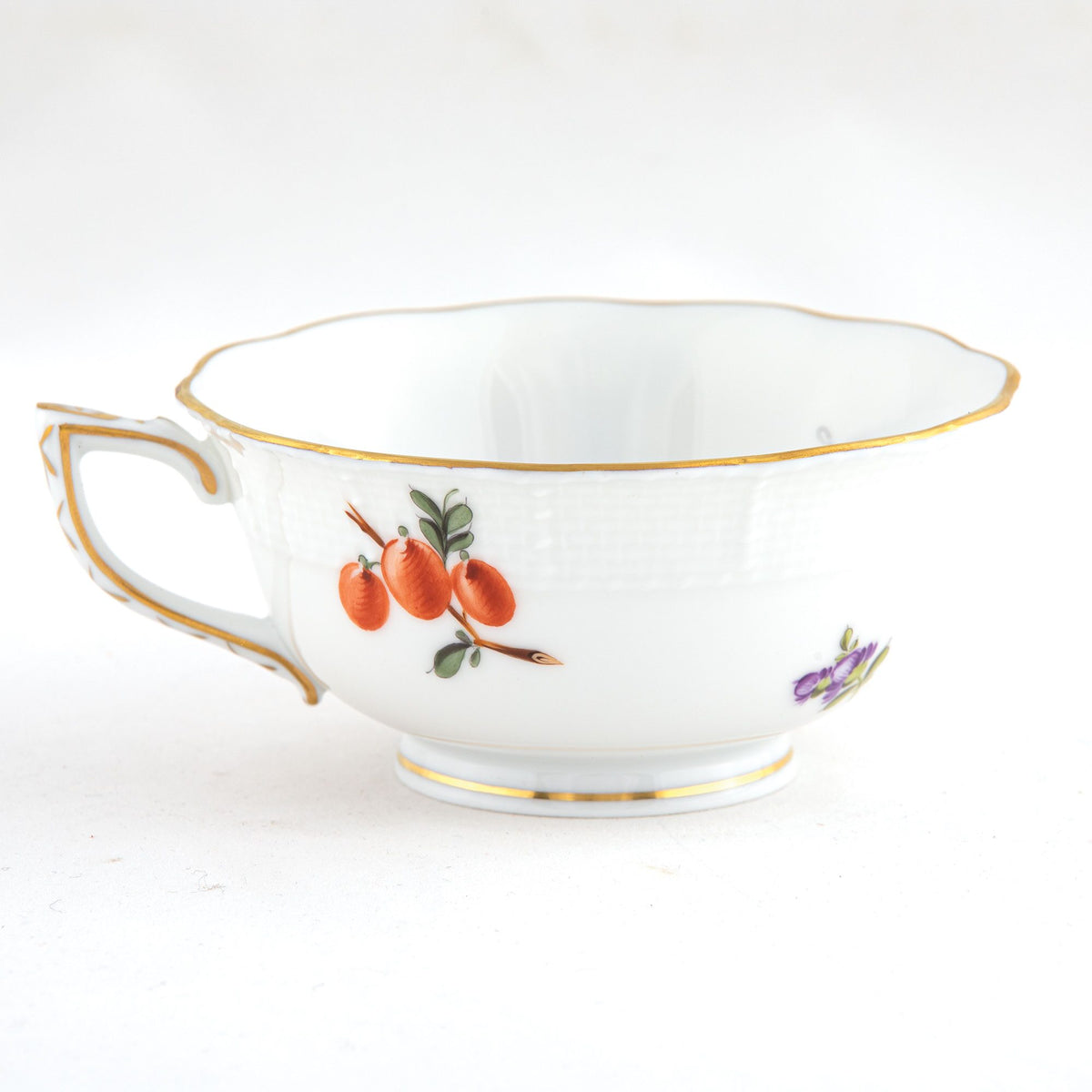 Herend Fruits and Flowers Tea Cup Cup & Saucer Set, alternate view