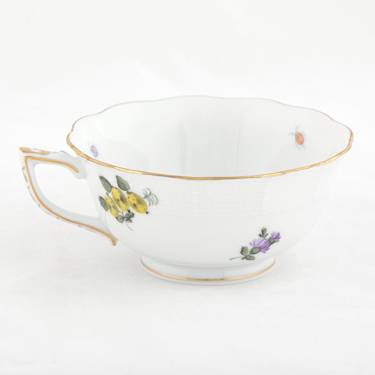 Herend Fruits and Flowers Tea Cup Cup & Saucer Set, alternate view