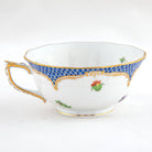 Herend Printemps Blue Border Tea Cup Cup & Saucer Set, alternate view
