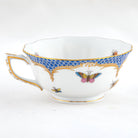 Herend Rothschild Bird Blue Border Tea Cup Cup & Saucer Set, alternate view
