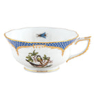 Herend Rothschild Bird Blue Border Tea Cup Cup & Saucer Set, alternate view