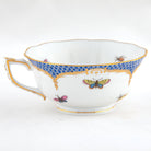 Herend Rothschild Bird Blue Border Tea Cup Cup & Saucer Set, alternate view