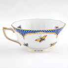 Herend Rothschild Bird Blue Border Tea Cup Cup & Saucer Set, alternate view