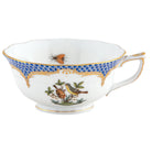 Herend Rothschild Bird Blue Border Tea Cup Cup & Saucer Set, alternate view
