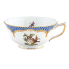 Herend Rothschild Bird Blue Border Tea Cup Cup & Saucer Set, alternate view