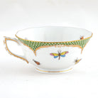Herend Rothschild Bird Green Border Tea Cup Cup & Saucer Set, alternate view