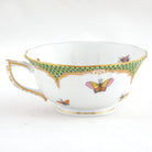 Herend Rothschild Bird Green Border Tea Cup Cup & Saucer Set, alternate view