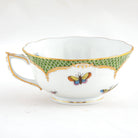 Herend Rothschild Bird Green Border Tea Cup Cup & Saucer Set, alternate view