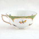 Herend Rothschild Bird Green Border Tea Cup Cup & Saucer Set, alternate view