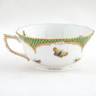 Herend Rothschild Bird Green Border Tea Cup Cup & Saucer Set, alternate view