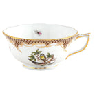 Herend Rothschild Bird Brown Border Tea Cup Cup & Saucer Set, alternate view