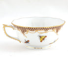 Herend Rothschild Bird Brown Border Tea Cup Cup & Saucer Set, alternate view