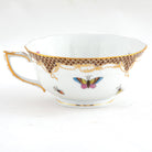 Herend Rothschild Bird Brown Border Tea Cup Cup & Saucer Set, alternate view