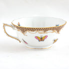 Herend Rothschild Bird Brown Border Tea Cup Cup & Saucer Set, alternate view