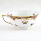 Herend Rothschild Bird Brown Border Tea Cup Cup & Saucer Set, alternate view