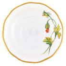 Multicolor (2) fishnet Tea Saucer Cup & Saucer Set figurine, hand-painted Herend porcelain with 24k gold accents