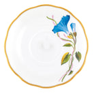Multicolor (4) fishnet Tea Saucer Cup & Saucer Set figurine, hand-painted Herend porcelain with 24k gold accents