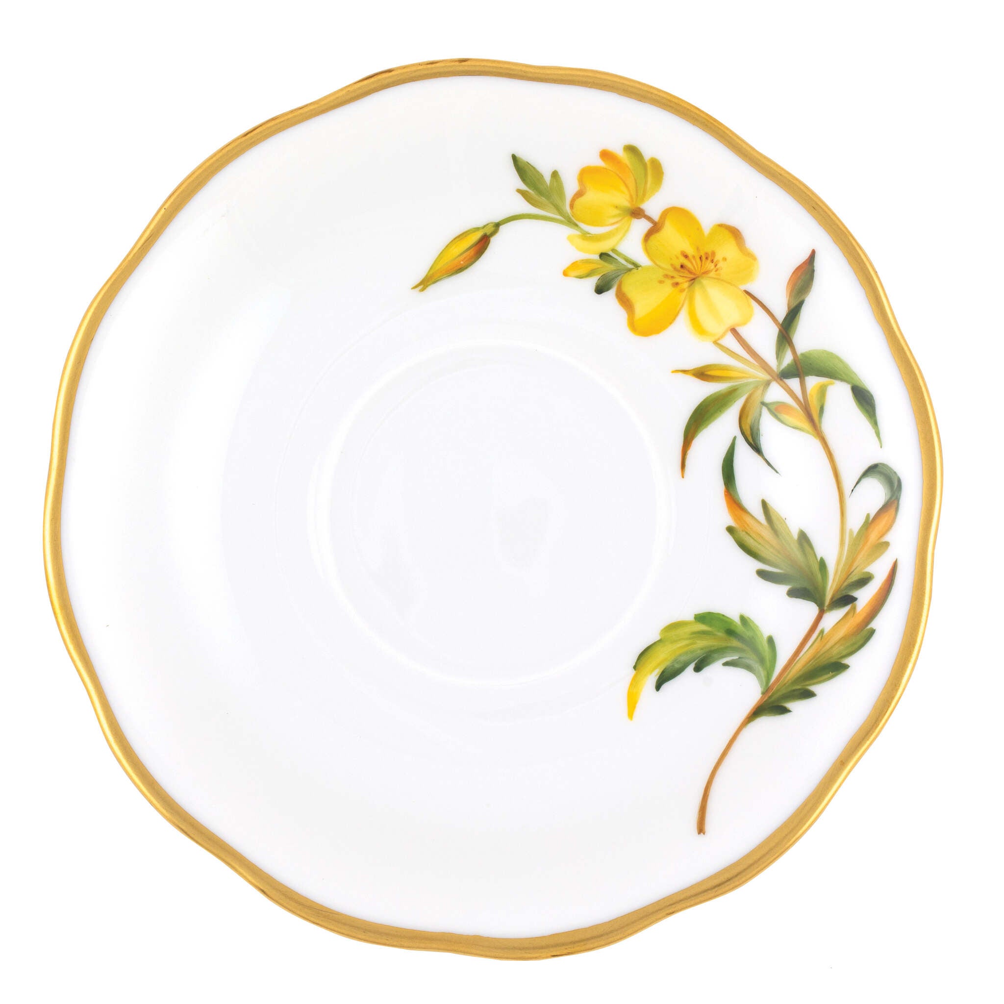 Tea Saucer Cup & Saucer Set in hand-painted Multicolor (7) porcelain by Herend of Hungary