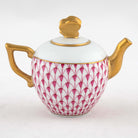 Herend Teapot Figurine – Raspberry, alternate view