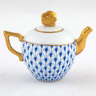 Herend Teapot Figurine – Sapphire, alternate view