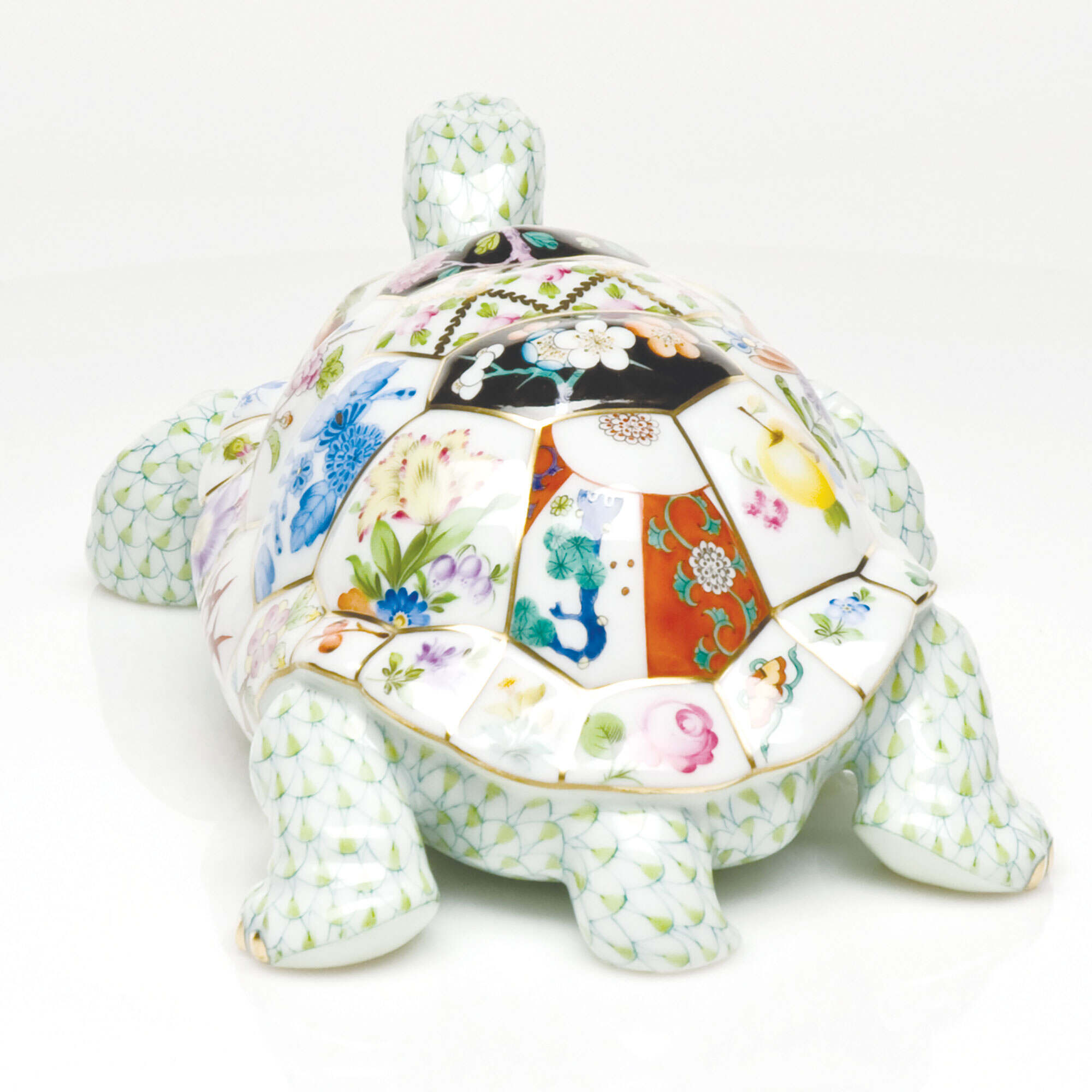 Herend Tesserae Tortoise Figurine — additional view