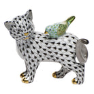 The Odd Couple Figurine in hand-painted Black-Key Lime porcelain by Herend of Hungary