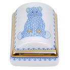 Tooth Fairy Box in hand-painted Blue porcelain by Herend of Hungary
