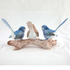 Herend Trio of Splendid Fairywrens Figurine — additional view