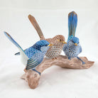 Herend Trio of Splendid Fairywrens Figurine — additional view